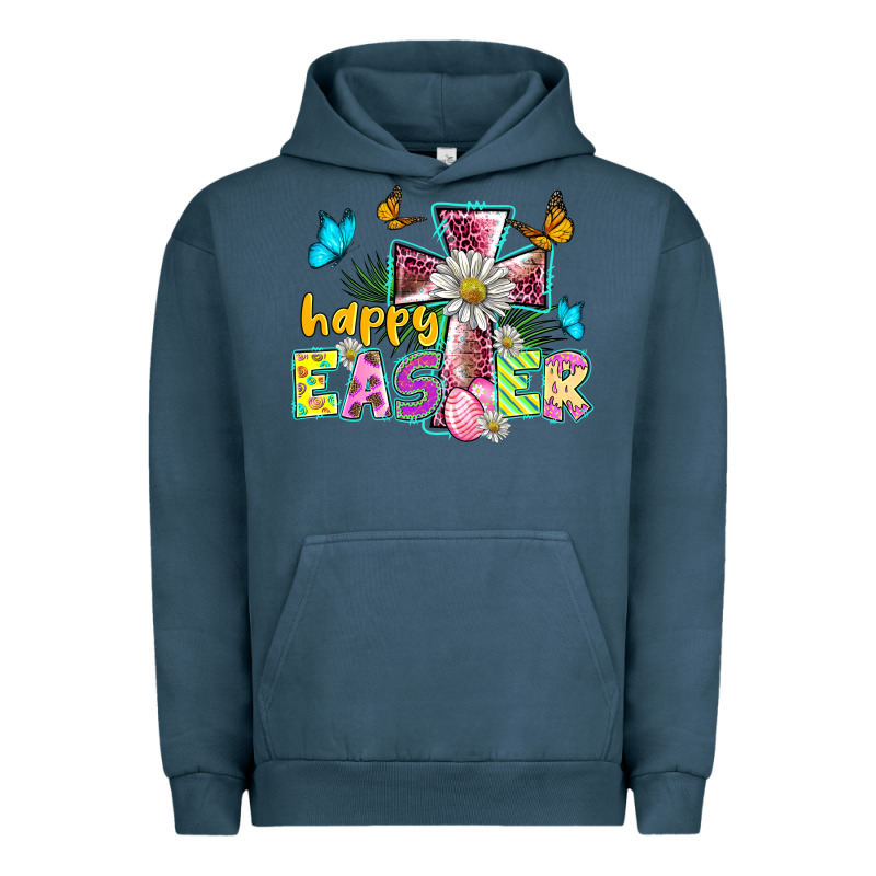 Happy Easter Cross Urban Hoodie by BarkalooDesign | Teevron