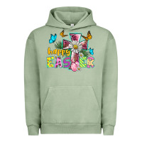 Pigment Oil Green happy easter cross Urban Hoodie - BarkalooDesign