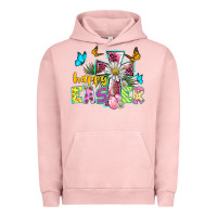 Pigment Salmon happy easter cross Urban Hoodie - BarkalooDesign