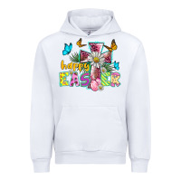 White happy easter cross Urban Hoodie - BarkalooDesign