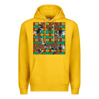 Lemon western autism seamless pattern Premium Hoodie - Artiststas