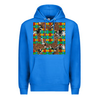 True Royal western autism seamless pattern Premium Hoodie - Artiststas
