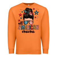 Carrot all american mama messy bun Premium Sweatshirt - Zillion Design Studio