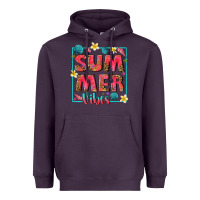 Plum summer  vibes Heavyweight Hoodie - texasbilliewilder