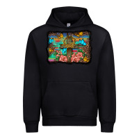 Black wooden cross background Urban Hoodie - BarkalooDesign
