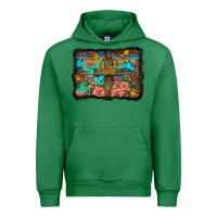Emerald wooden cross background Urban Hoodie - BarkalooDesign