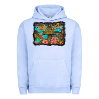 Pigment Grape Ice wooden cross background Urban Hoodie - BarkalooDesign