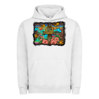 Pigment Lunar Rock wooden cross background Urban Hoodie - BarkalooDesign