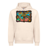 Sandshell wooden cross background Urban Hoodie - BarkalooDesign