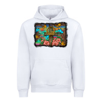 White wooden cross background Urban Hoodie - BarkalooDesign