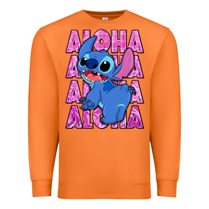 Aloha Stitch Premium Sweatshirt by Zillion Design Studio | Teevron