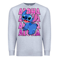 Heather Grey aloha stitch Premium Sweatshirt - Zillion Design Studio