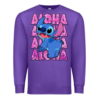 Purple aloha stitch Premium Sweatshirt - Zillion Design Studio