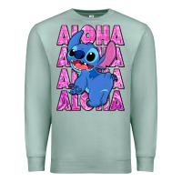 Seafoam aloha stitch Premium Sweatshirt - Zillion Design Studio