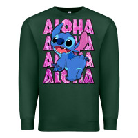 Sports Green aloha stitch Premium Sweatshirt - Zillion Design Studio