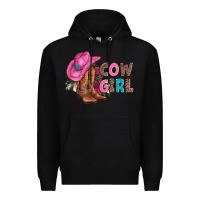 Black valentine day boots hat and roses Premium Hoodie - AdoDesignShop