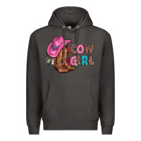 Smoke valentine day boots hat and roses Premium Hoodie - AdoDesignShop
