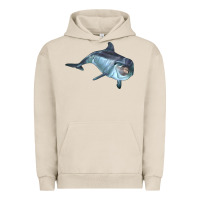 Pigment French Oak bottlenose dolphin Urban Hoodie - LillyAllenDesigns