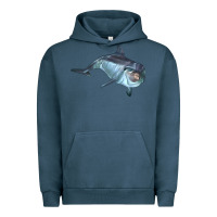 Pigment Midnight Navy bottlenose dolphin Urban Hoodie - LillyAllenDesigns
