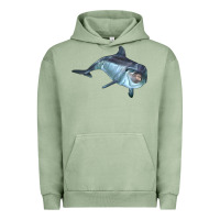 Pigment Oil Green bottlenose dolphin Urban Hoodie - LillyAllenDesigns