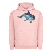 Pigment Salmon bottlenose dolphin Urban Hoodie - LillyAllenDesigns