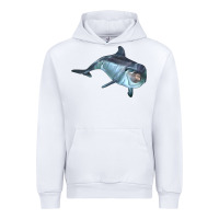 White bottlenose dolphin Urban Hoodie - LillyAllenDesigns