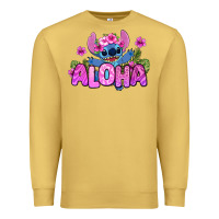 Antique Gold aloha summer stitch Premium Sweatshirt - Zillion Design Studio