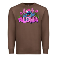 Chestnut aloha summer stitch Premium Sweatshirt - Zillion Design Studio