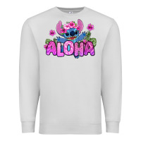 Dove Grey aloha summer stitch Premium Sweatshirt - Zillion Design Studio