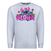 Heather Grey aloha summer stitch Premium Sweatshirt - Zillion Design Studio