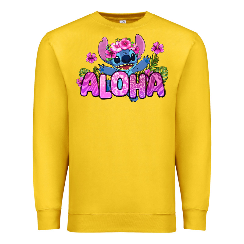 Aloha Summer Stitch Premium Sweatshirt by Zillion Design Studio | Teevron