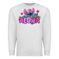 Oatmeal Heather aloha summer stitch Premium Sweatshirt - Zillion Design Studio
