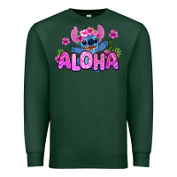 Sports Green aloha summer stitch Premium Sweatshirt - Zillion Design Studio