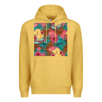 Antique Gold hatched egg easter chicks seamless pattern Premium Hoodie - Artiststas