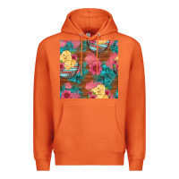 Carrot hatched egg easter chicks seamless pattern Premium Hoodie - Artiststas