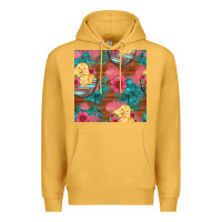 Mustard hatched egg easter chicks seamless pattern Premium Hoodie - Artiststas
