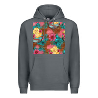 Rock hatched egg easter chicks seamless pattern Premium Hoodie - Artiststas