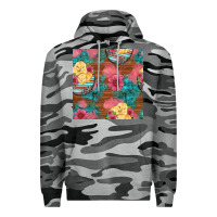 Slate Camo hatched egg easter chicks seamless pattern Premium Hoodie - Artiststas