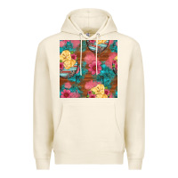 Tofu hatched egg easter chicks seamless pattern Premium Hoodie - Artiststas
