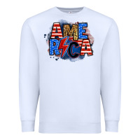 White america lightning bolt Premium Sweatshirt - Zillion Design Studio