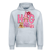 Heather Grey hug me with gnome Urban Hoodie - NancyCooperArtShop