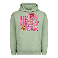 Pigment Oil Green hug me with gnome Urban Hoodie - NancyCooperArtShop