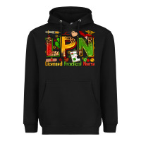 Black licensed practical nurse Heavyweight Hoodie - Zillion Design Studio