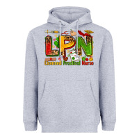 Heather Grey licensed practical nurse Heavyweight Hoodie - Zillion Design Studio