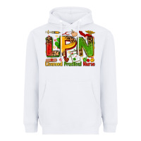 White licensed practical nurse Heavyweight Hoodie - Zillion Design Studio