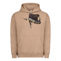Pigment Burro Atlantic Sailfish Illustrations Urban Hoodie - LillyAllenDesigns