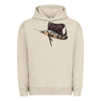Pigment French Oak Atlantic Sailfish Illustrations Urban Hoodie - LillyAllenDesigns