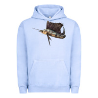 Pigment Grape Ice Atlantic Sailfish Illustrations Urban Hoodie - LillyAllenDesigns