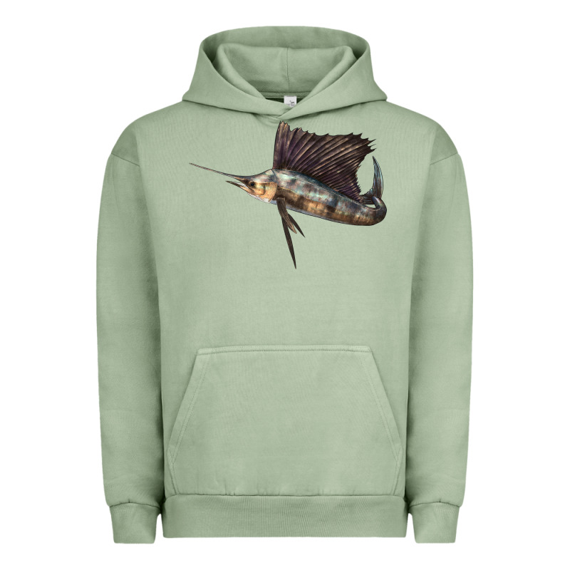 Atlantic Sailfish Illustrations Urban Hoodie by LillyAllenDesigns | Teevron