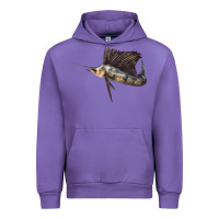Tulip Atlantic Sailfish Illustrations Urban Hoodie - LillyAllenDesigns